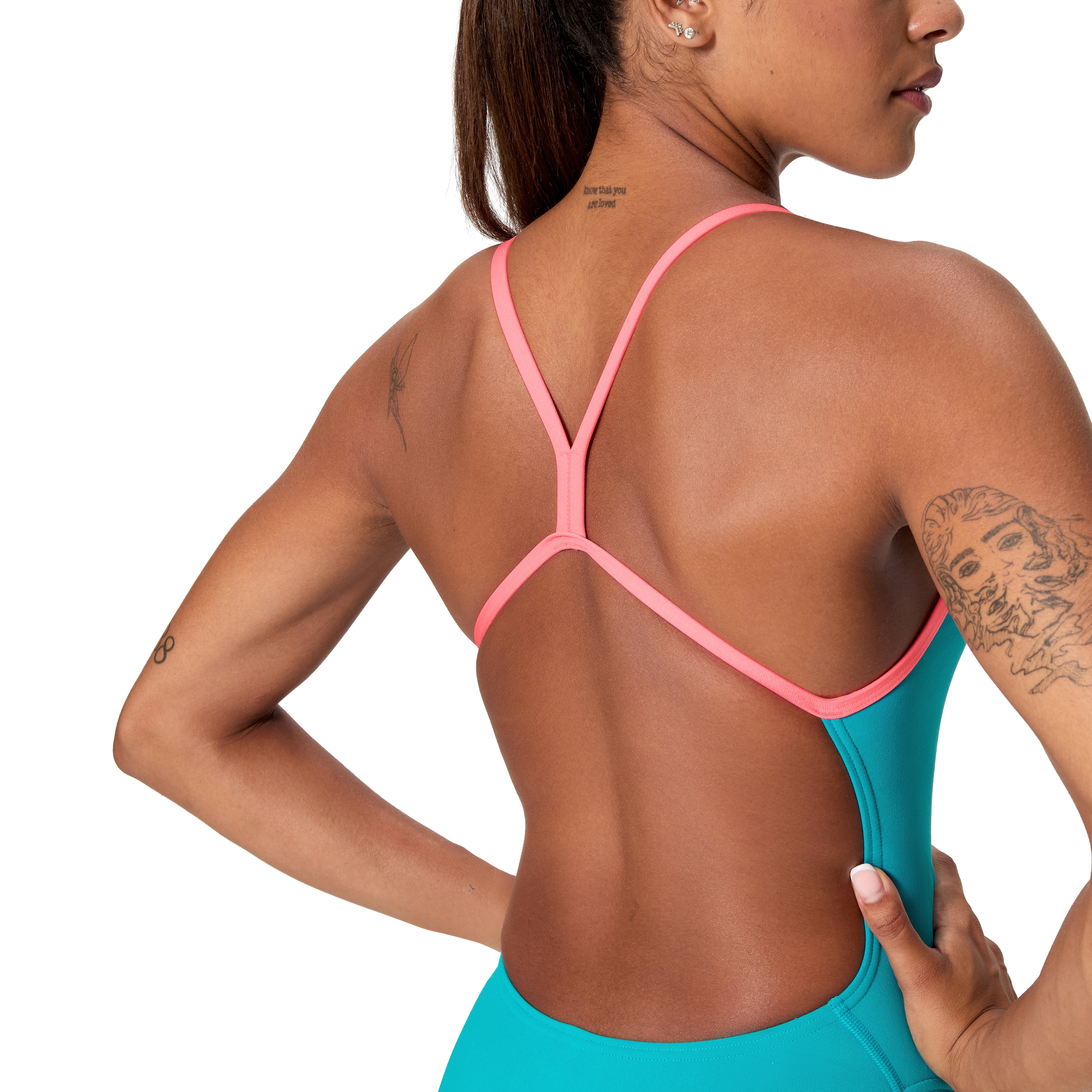 Speedo FL Solid V-Back 2.0 Mayan Blue