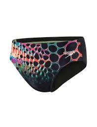 Speedo Mens Placement Digital 7cm Briefs
