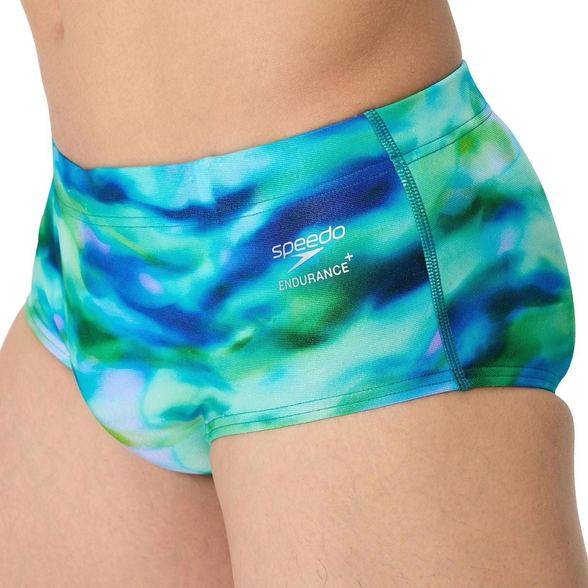 Speedo Printed 13.5cm Brief Sunset Grove/Green