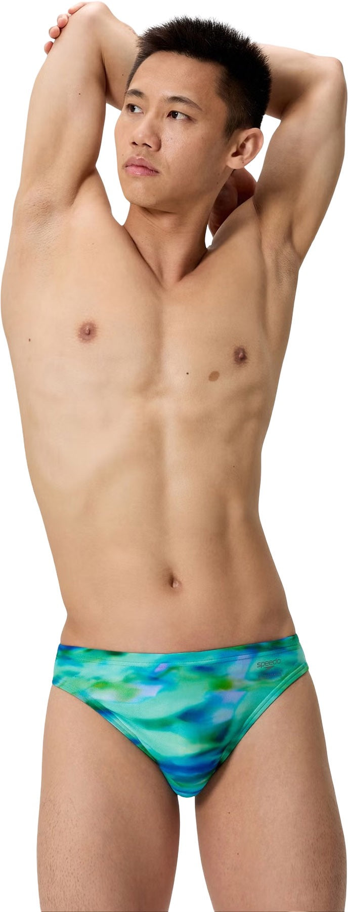 Speedo Printed Brief Sunset Grove/Green
