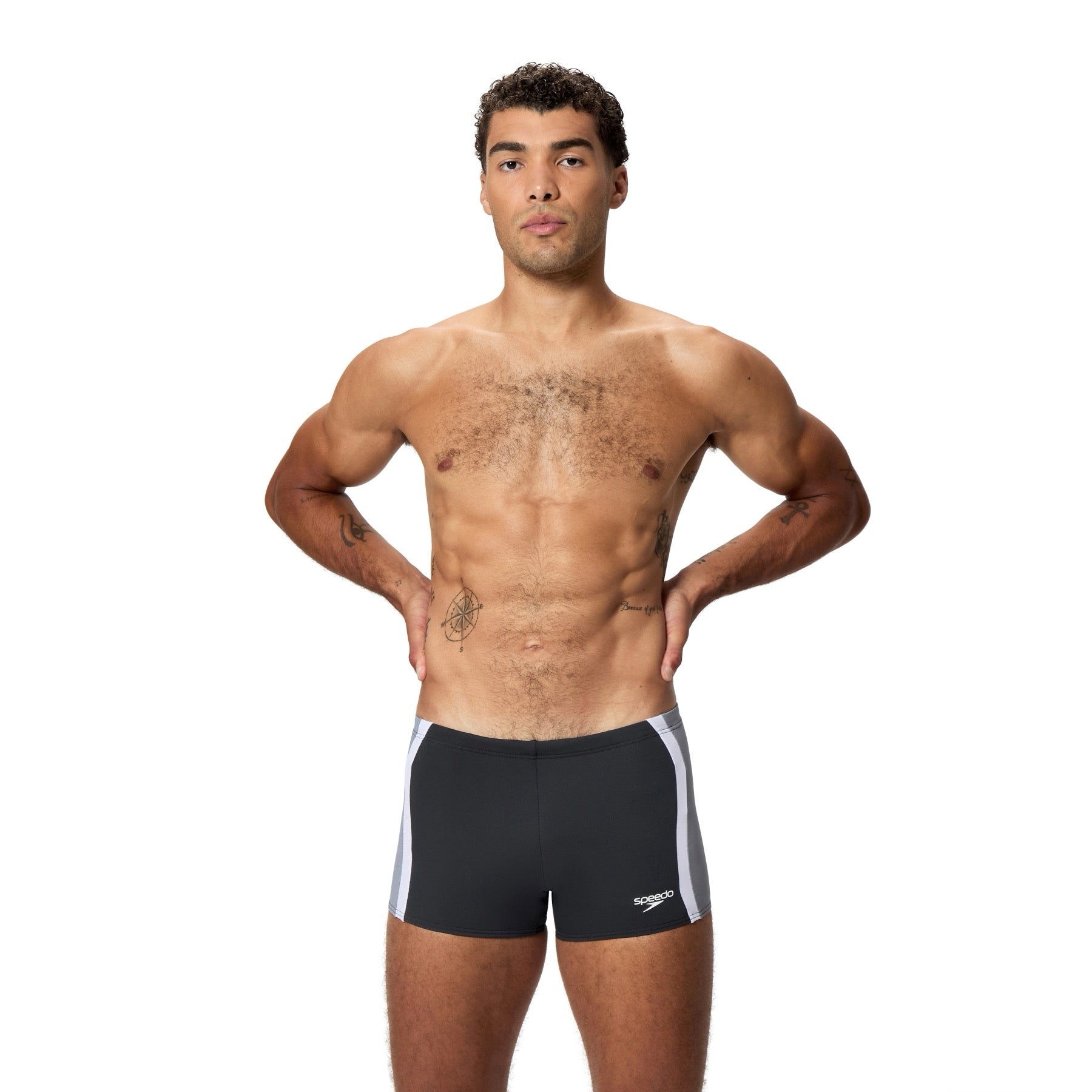 Speedo Solid Splice Aquashort Anthracite/Lead Grey