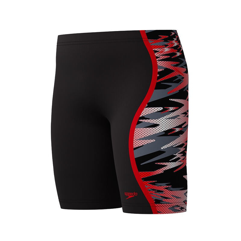 Speedo Boys HyperBoom Splice Jammer Anthracite/High Risk Red