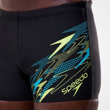 Speedo Medley Logo Aquashort BLACK/GREEN