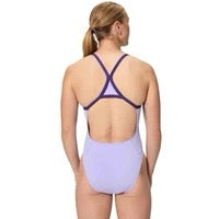 Speedo Women´s FL Solid Turnback Bright Lavender