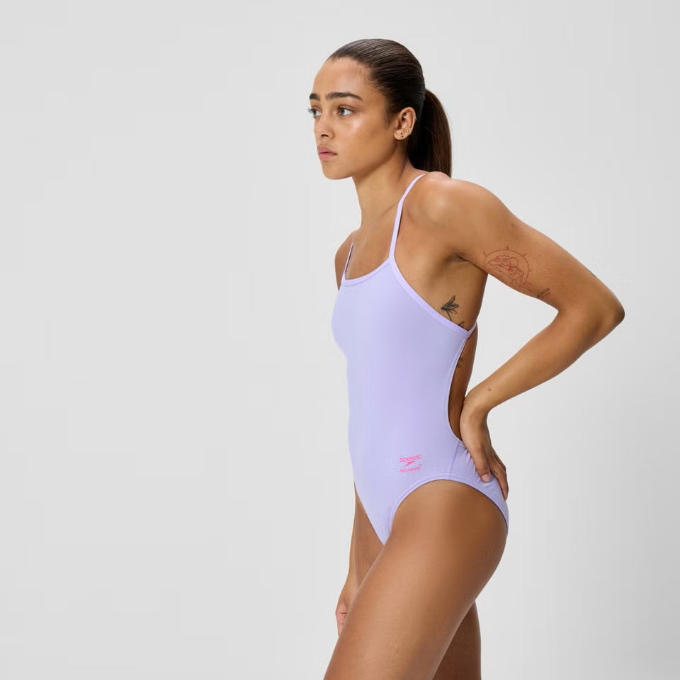 Speedo Women´s FL Solid V-Back 2.0 Bright Lavender