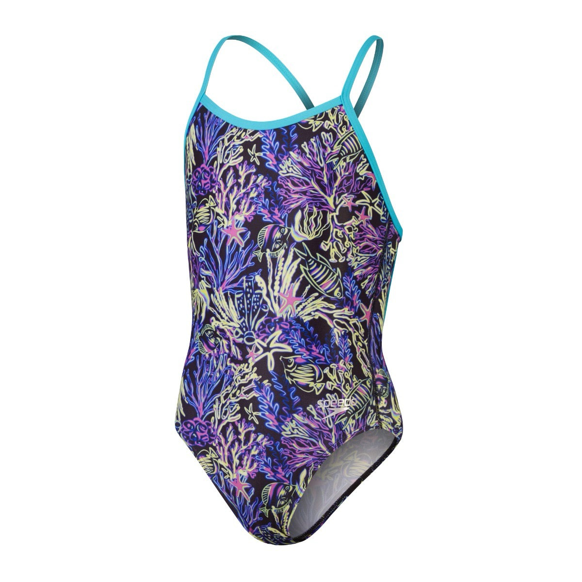 Speedo Girls Allover Digital Vback