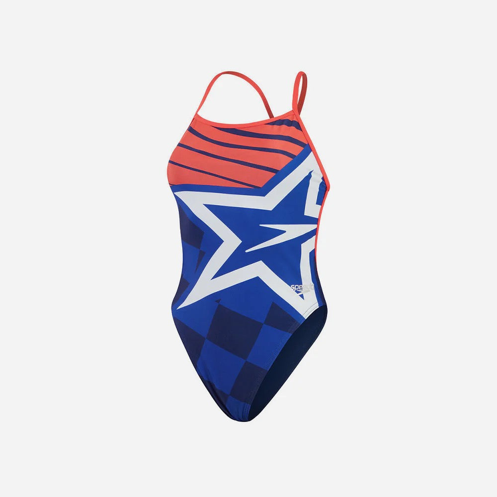 Speedo Womens Placement Digital Vback