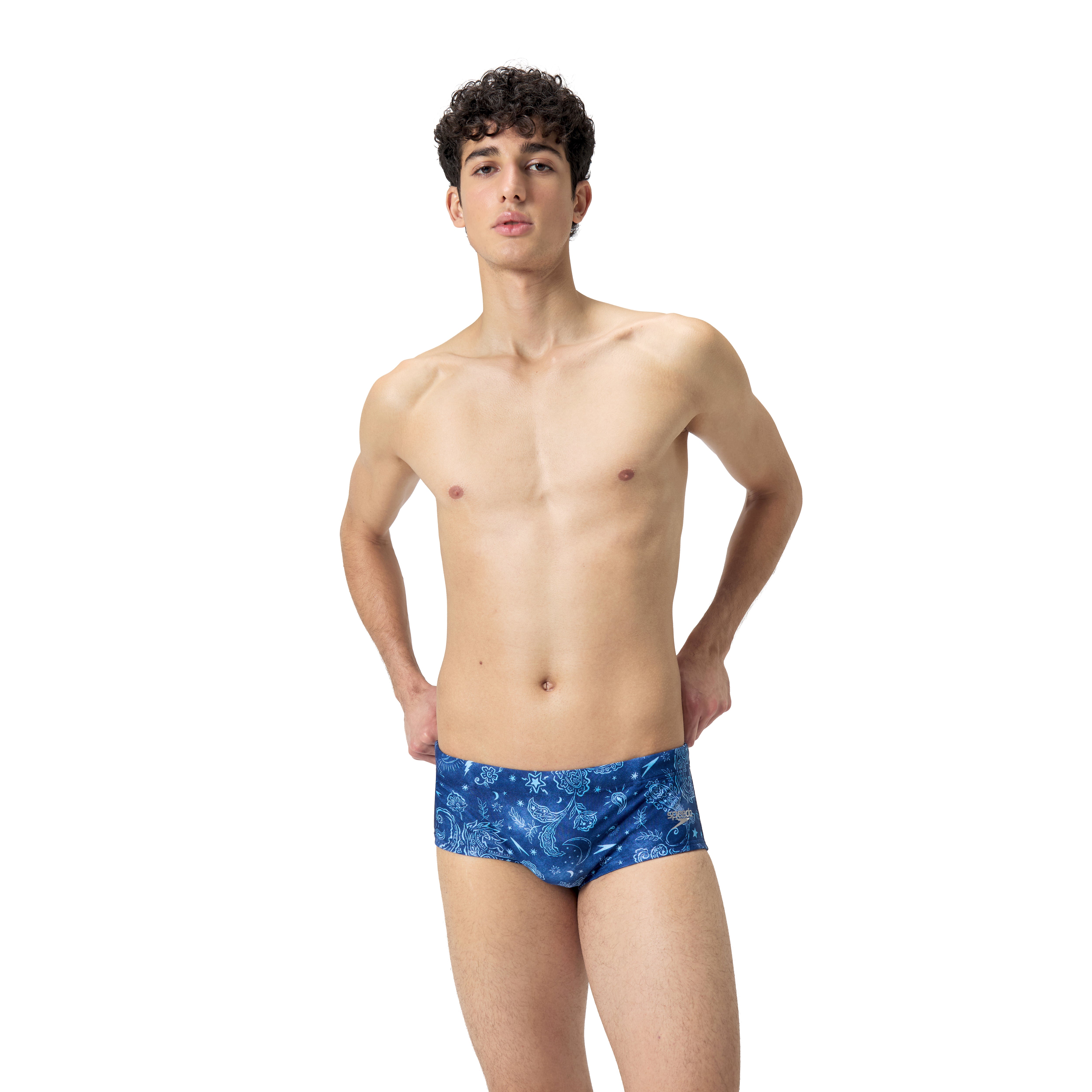 Speedo Mens 13.5cm Club Training Allover Brief