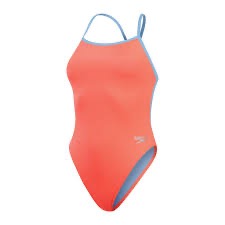 Speedo Womens Solid Vback