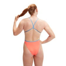 Speedo Womens Solid Vback